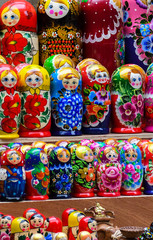 Matryoshka doll, wooden dolls of decreasing size