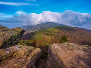 Looking West toward Roan High Knob