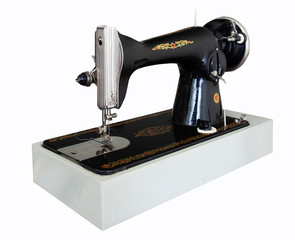    The image of  old sewing machine.
