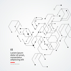 Abstract background of medical substance and molecule.