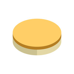 Block paving vector icon or brick paving. Architectural material for exterior. Construction or lay on ground at outdoor to create road, street, pavement, sidewalk, floor, path, footpath and walkway.