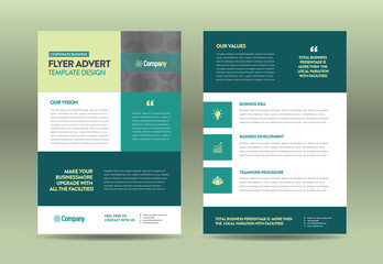 Corporate Business Flyer Design | Handout and leaflet design | Marketing sheet design