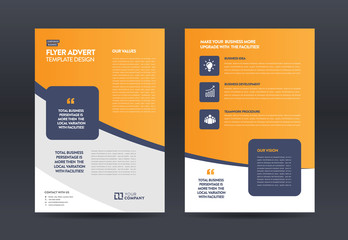 Corporate Business Flyer Design | Handout and leaflet design | Marketing sheet design