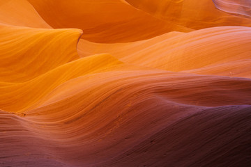 Lower Antelope Canyon (also known as The Corkscrew) on Navajo land east of Page, Arizona, USA. - obrazy, fototapety, plakaty