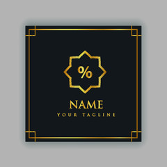 Luxury Logo % template  for Restaurant, Royalty, Boutique, Cafe, Hotel, Heraldic, Jewelry, Fashion etc