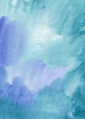 Abtract watercolor grunge textured background. Hand painted illustration