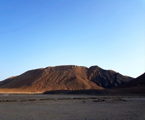 Fototapeta na wymiar sunset at egypt desert
