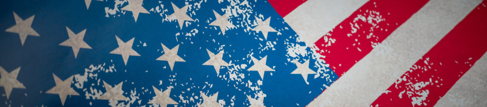 American Flag Background Cover Page