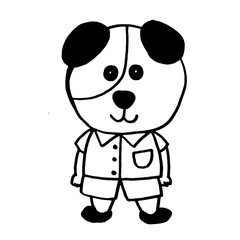 Dog , Carton hand draw