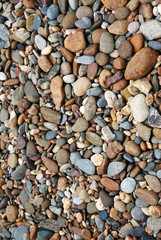 Abstract scene of Many color Rock or mini Stone on the Ground Texture Background  