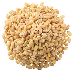 Pearl barley pile, paths, top