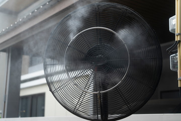 Outdoor electric mist fan, For hot weather.