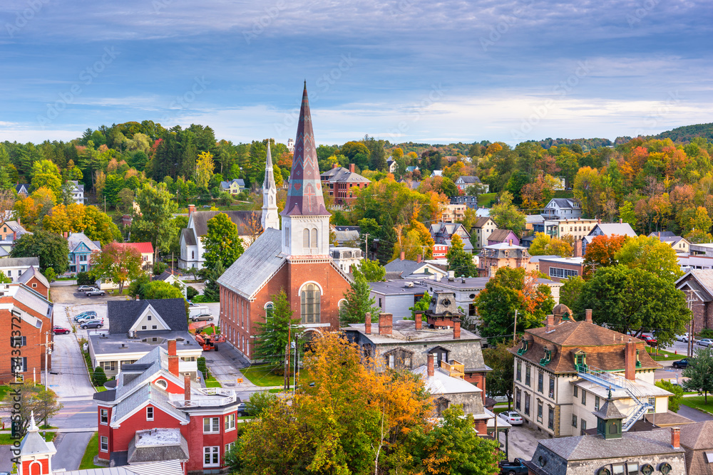 Wall mural montpelier, vermont, usa