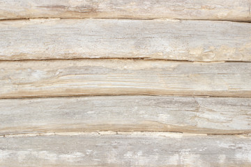 Background from light beige wooden boards with texture