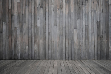 Old gray wooden texture for background