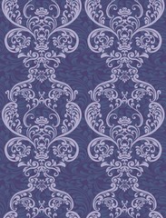 Damask pattern element. Classic luxury old-fashioned ornament grunge background. Royal victorian texture for wallpaper, textile, fabric, wrapping. Exquisite floral baroque patterns.