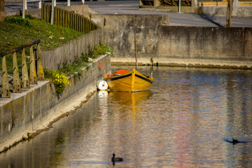boat on the river