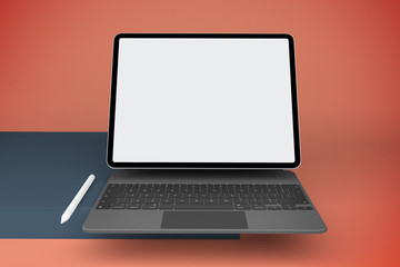 Fototapeta premium Tablet Pro & Magic Keyboard