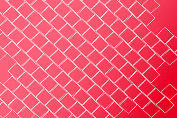 Abstract of the square shaped pattern gradient Red background Use for computer website Illustration