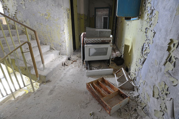 Abandoned apartment in Chernobyl