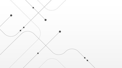 Abstract geometric connect lines and dots.Simple technology graphic background.Illustration Vector design Network and Connection concept.