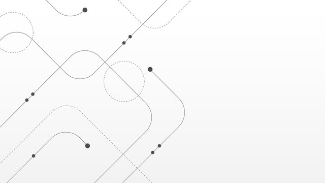 Abstract geometric connect lines and dots.Simple technology graphic background.Illustration Vector design Network and Connection concept.