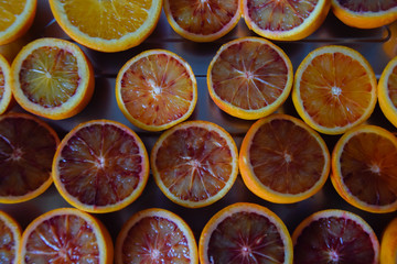 Fresh Colorful oranges 