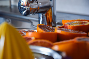 Fresh Colorful oranges 