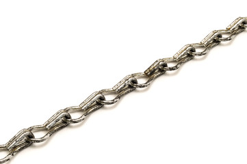 Obraz premium Rusty chain diagonally