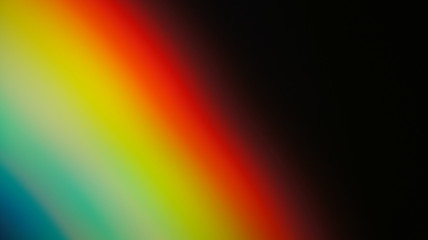 Rainbow Colors Optical Flare Abstract Bokeh and Light Leaks Photo Overlays with Camera Lens Film Burn  Defocused Blur Reflection Bright Sunlights. Use in Screen Overlay Mode for Photo Processing.