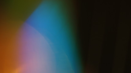 Rainbow Colors Optical Flare Abstract Bokeh and Light Leaks Photo Overlays with Camera Lens Film...