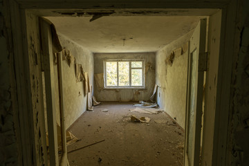 Abandoned apartment in Chernobyl