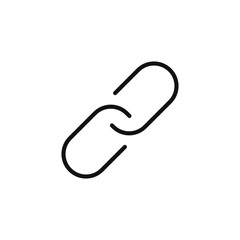 Fototapeta premium unlink icon isolated on white background