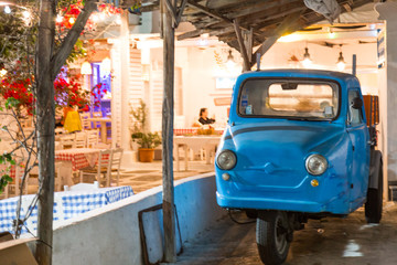 Beautiful Mykonos island detail, Greece 