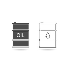 Oil container icons