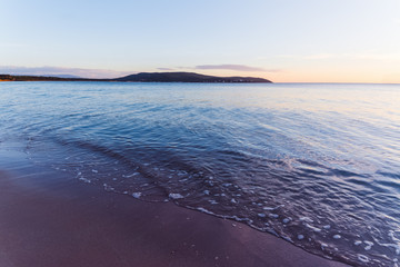 colorful sunset in Alghero
