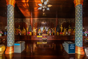 Phuket, Thailand - February, 2020: Chalong Temple In Phuket, Thailand, Beautiful Temple In Phuket...