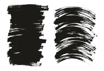 Flat Paint Brush Thin Long & Curved Background Mix High Detail Abstract Vector Background Mix Set 