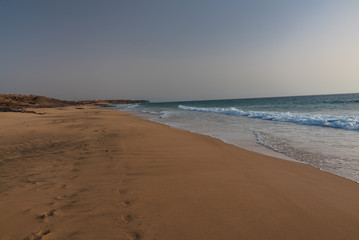 beach at sunset