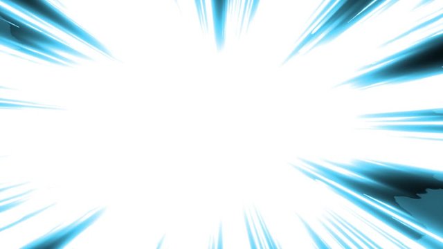 Comic Manga Power Starburst Explosion And Blast/ 4k animation of a comic book blasting explosion withd laser beams, in white and black, and various colors