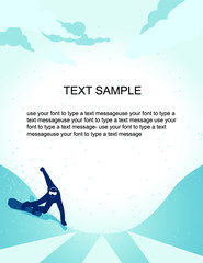 blank certificate diploma form for snowboarder. Snowboarder rides on the board. Vertical letter format.