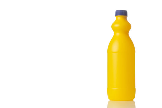 A pot of bleach isolated on white background