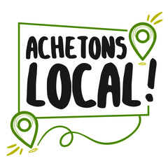 Achetons local - Logo / Label