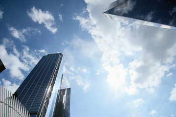 Skyline New York, foto dal basso