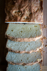 Homemade loaf of bread