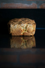 Homemade loaf of bread