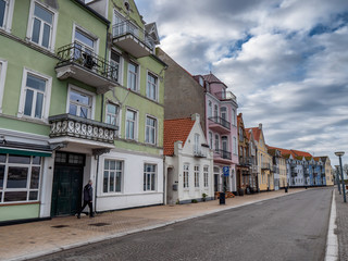 Fototapeta na wymiar Soenderborg panorama of the old city in southern Jutland Denmark