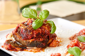 parmigiana is a typical italian food