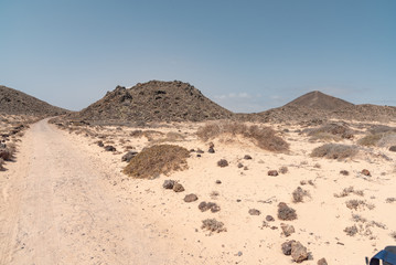 Los Lobos island of Fuerteventura Canary island in Spain