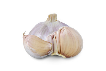 Obraz premium garlic isolated on white background include